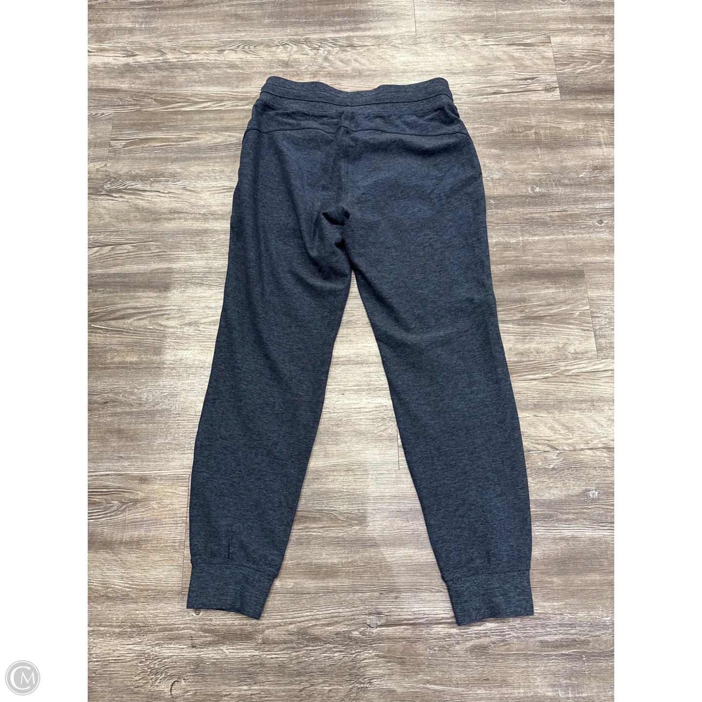 Athletic Pants By Lululemon In Black & Blue, Size: 8