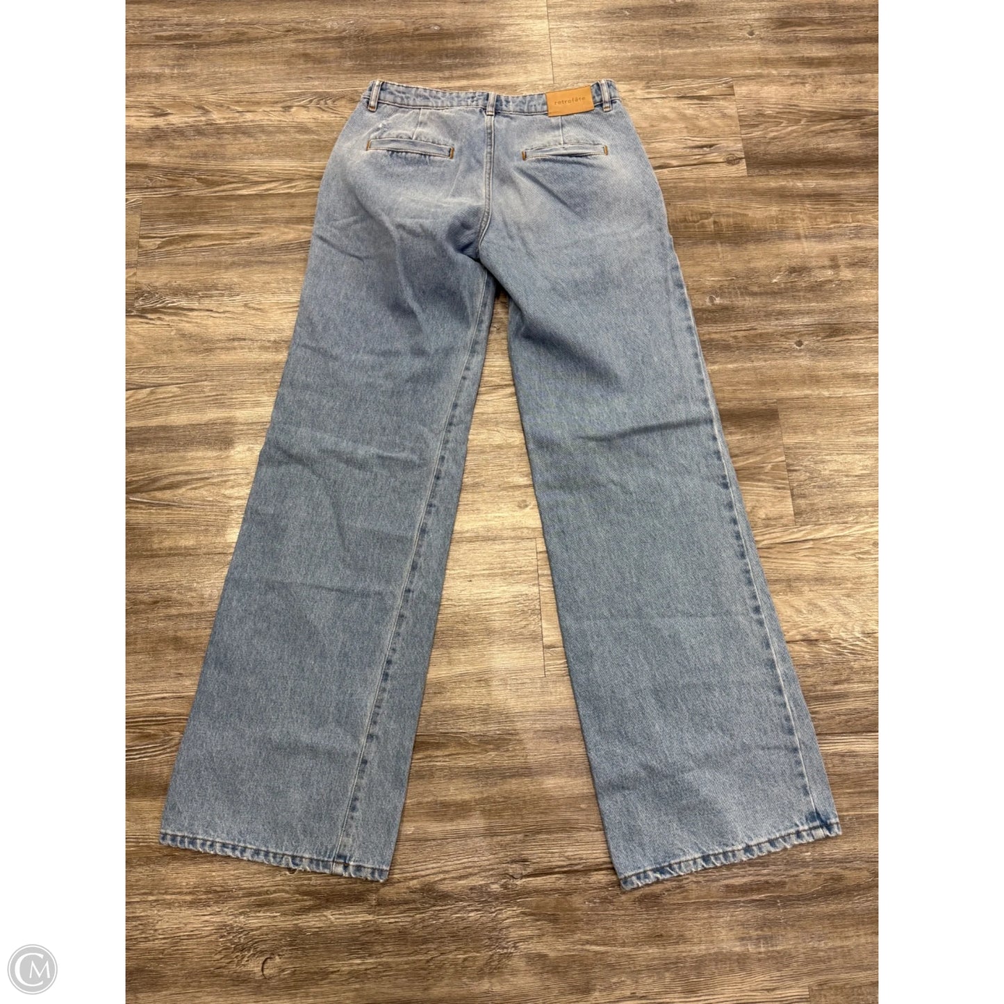 Jeans Wide Leg By Retrofete In Blue Denim, Size: 4