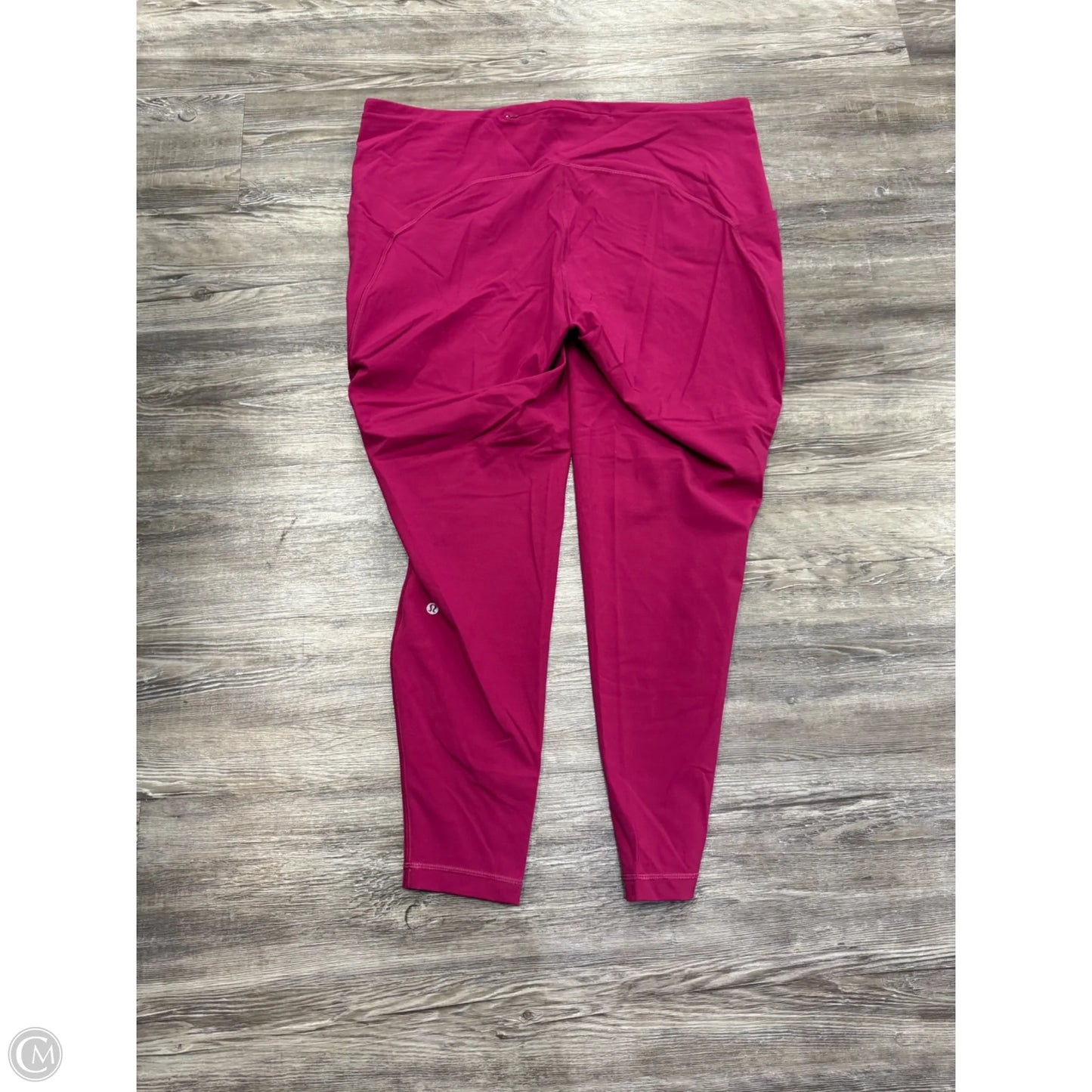 Athletic Leggings By Lululemon In Pink, Size: 20