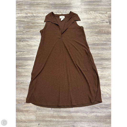 Dress Casual Short By J Valdi In Brown, Size: Xl