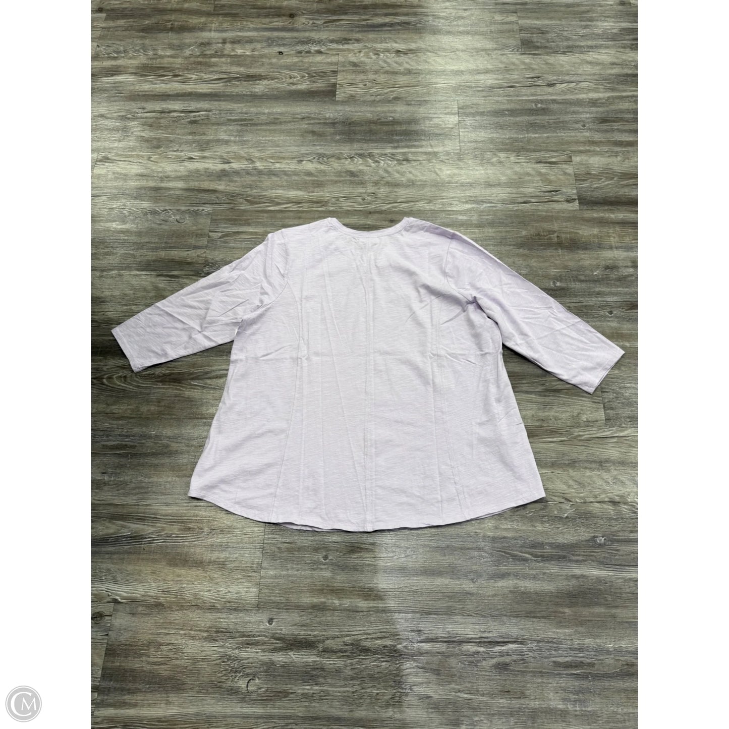 Top Long Sleeve By J. Jill In Purple, Size: 2x