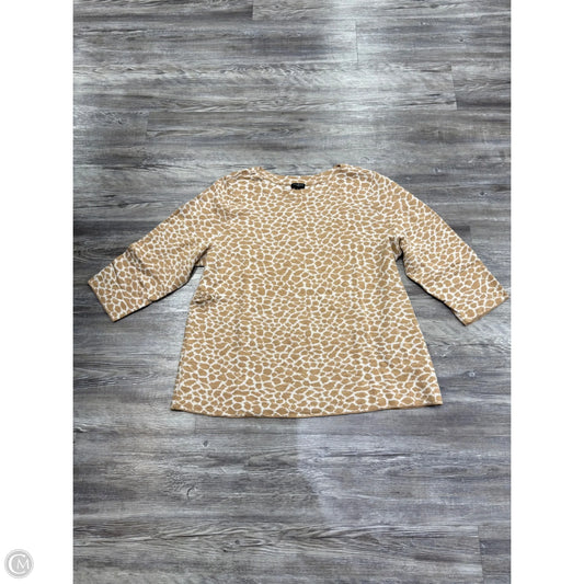 Sweater By Talbots In Animal Print, Size: 2x