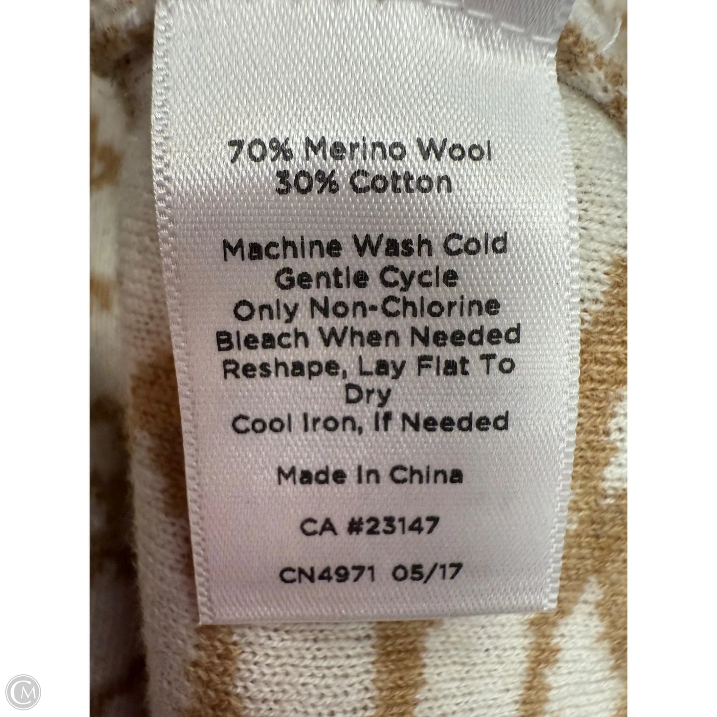 Sweater By Talbots In Animal Print, Size: 2x