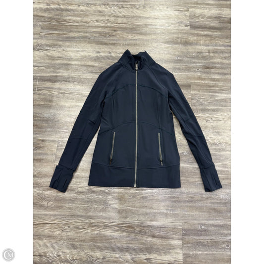 Athletic Jacket By Lululemon In Navy, Size: 10