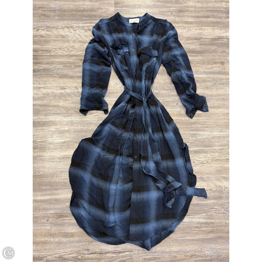 Dress Casual Midi By Bella Dahl In Plaid Pattern, Size: S