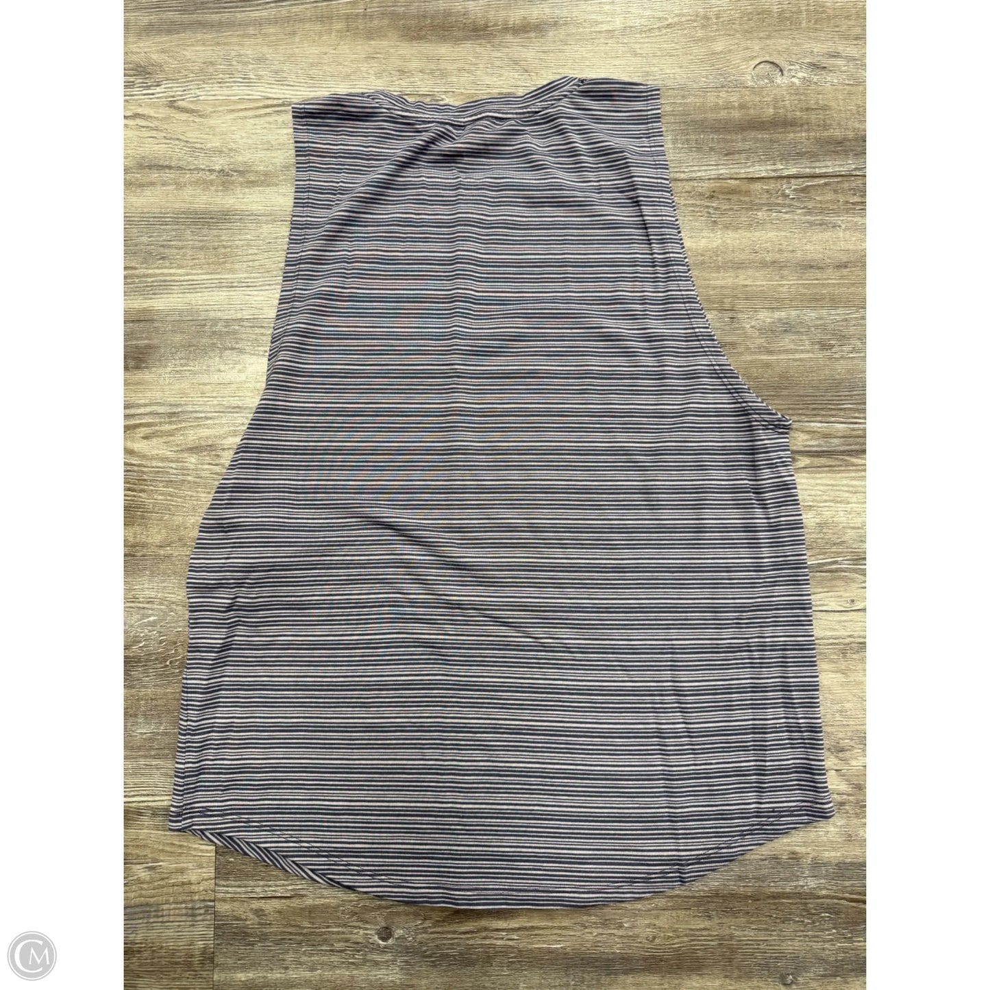 Athletic Tank Top By Athleta In Blue & Grey, Size: S