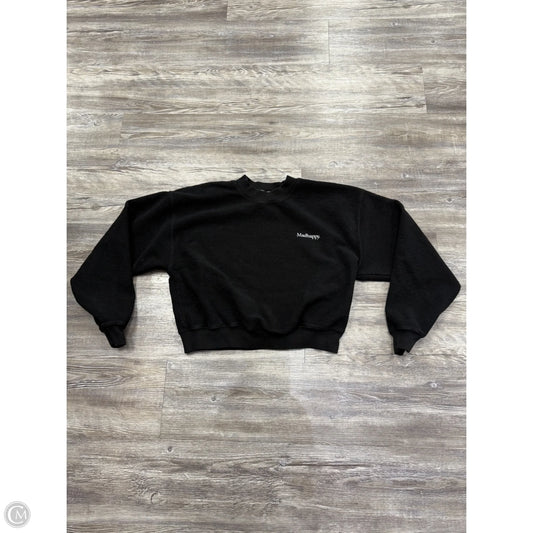 Sweatshirt Crewneck By Madhappy In Black, Size: S