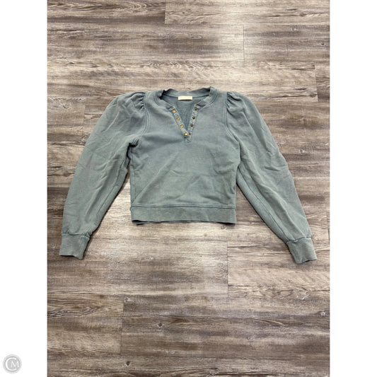 Sweatshirt Crewneck By Ulla Johnson In Blue & Green, Size: S