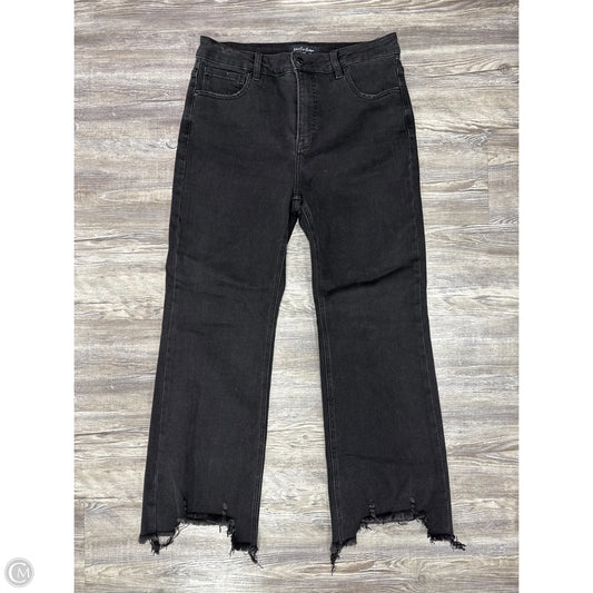 Jeans Flared By Risen In Black Denim, Size: 12