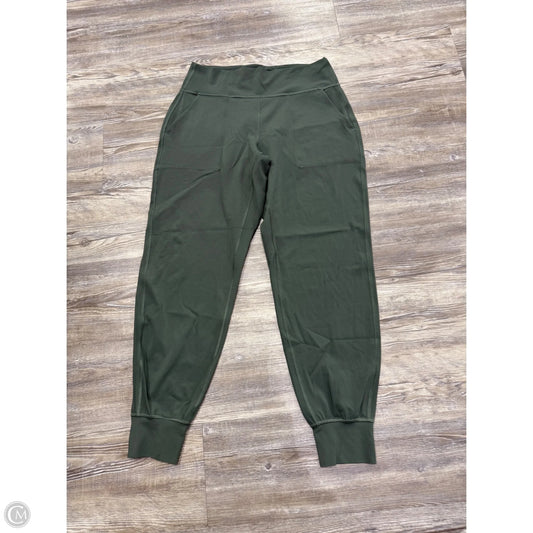 Athletic Pants By Lululemon In Green, Size: 10