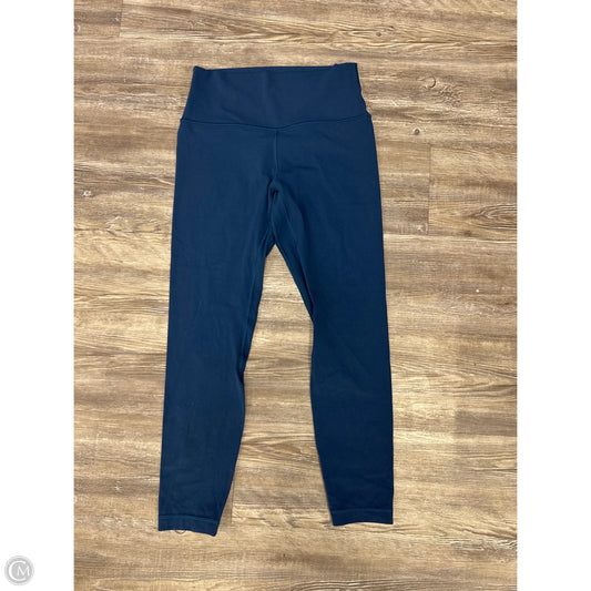 Athletic Leggings By Lululemon In Blue, Size: 8