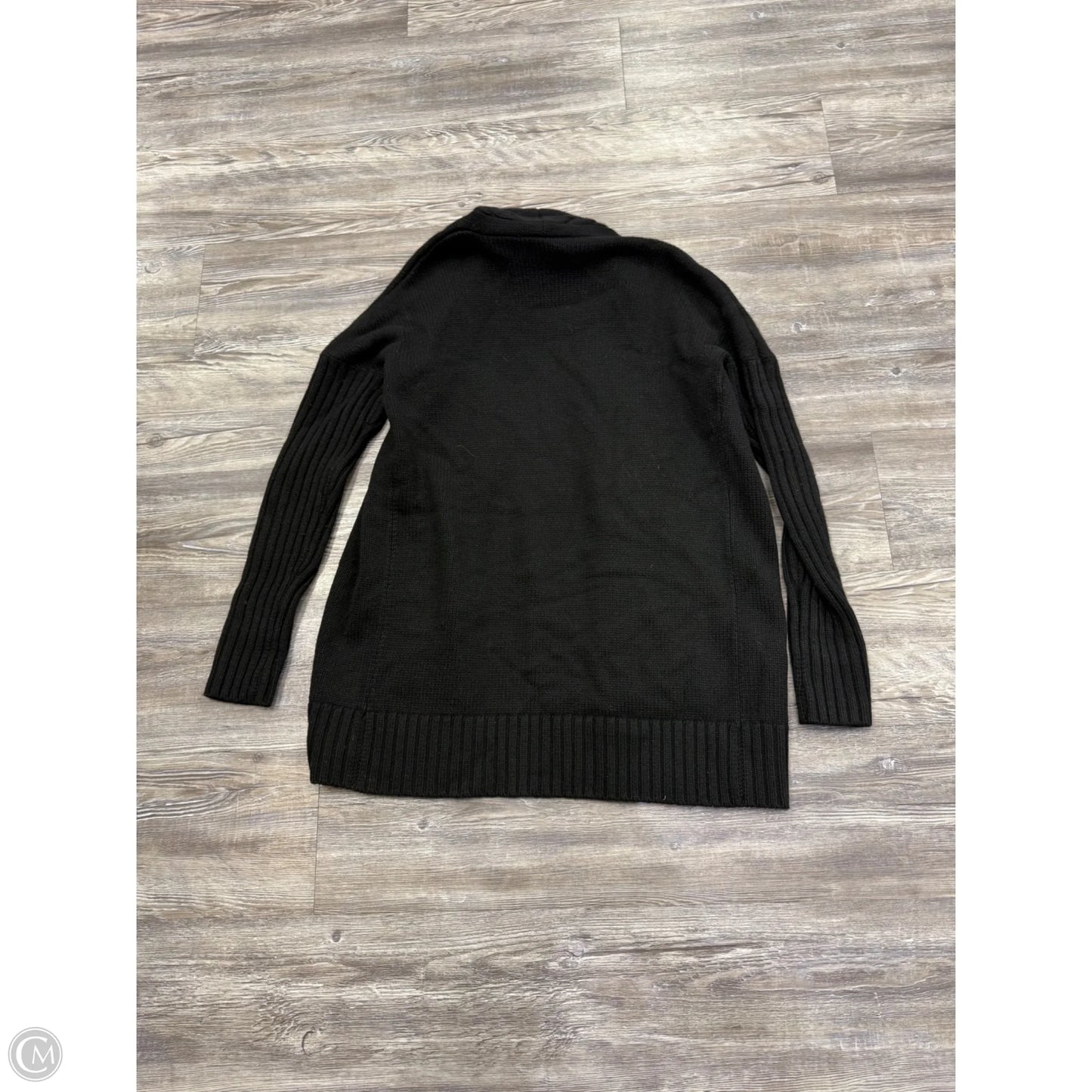 Sweater Cardigan Cashmere By Autumn Cashmere In Black, Size: M