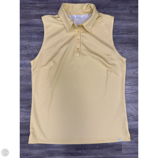 Athletic Tank Top By Lady Hagen In Yellow, Size: M