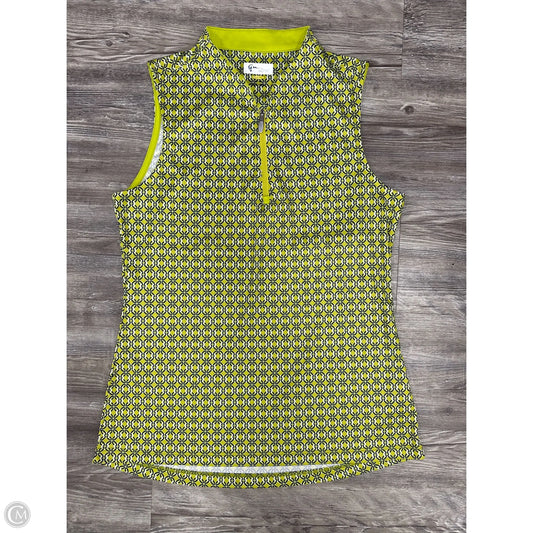 Athletic Tank Top By Greg Norman In Blue & Green, Size: M