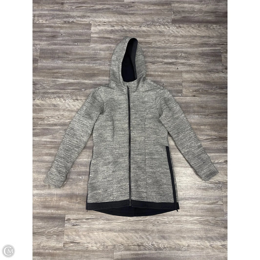 Athletic Jacket By Lululemon In Black & Grey, Size: 8