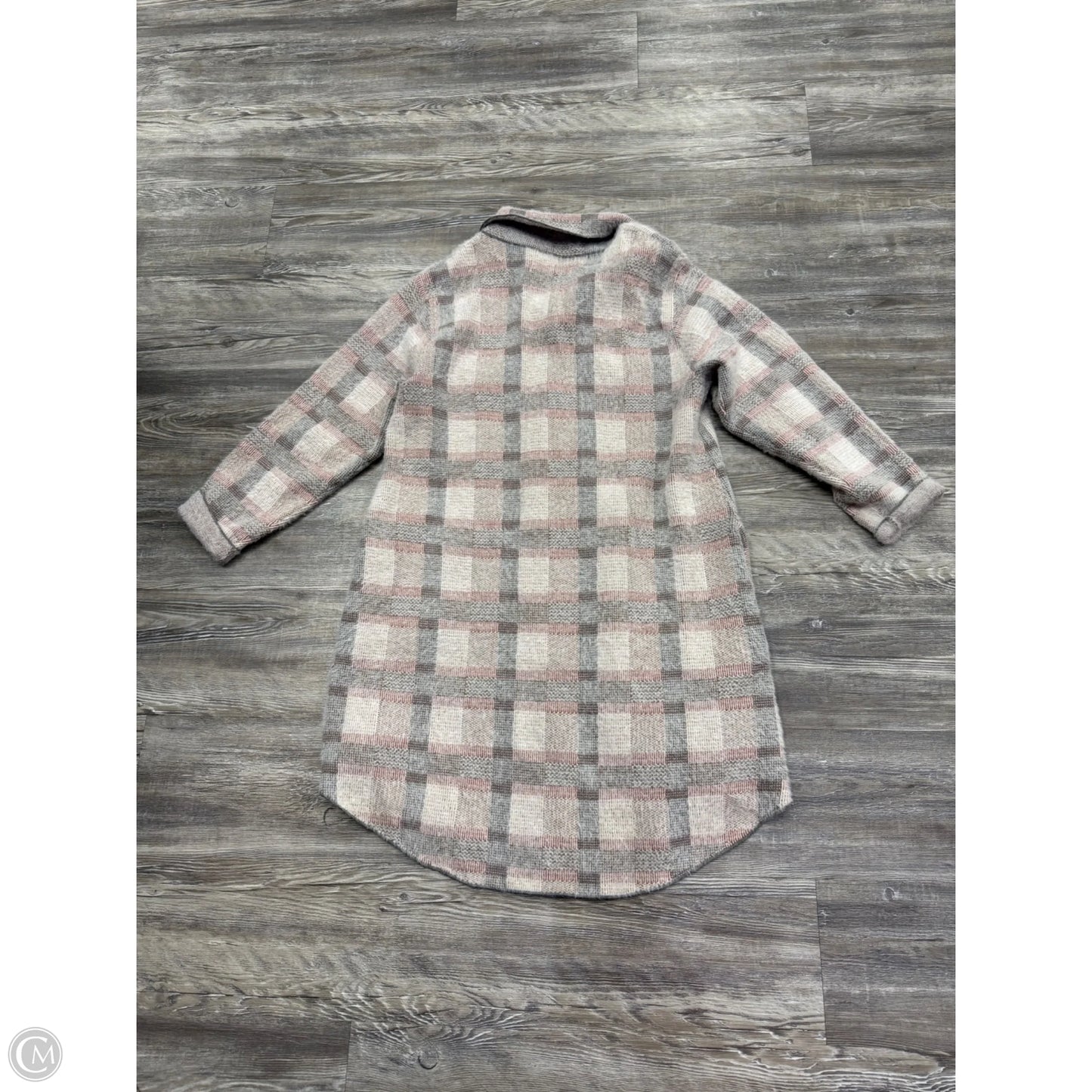 Jacket Fleece By Pilcro In Plaid Pattern, Size: M