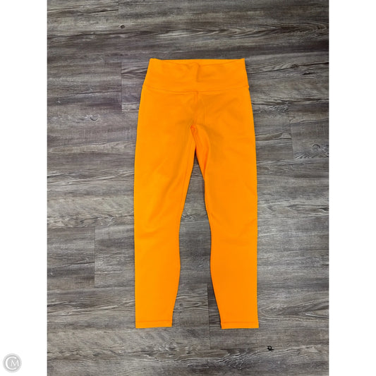 Athletic Leggings By Fabletics In Orange, Size: S