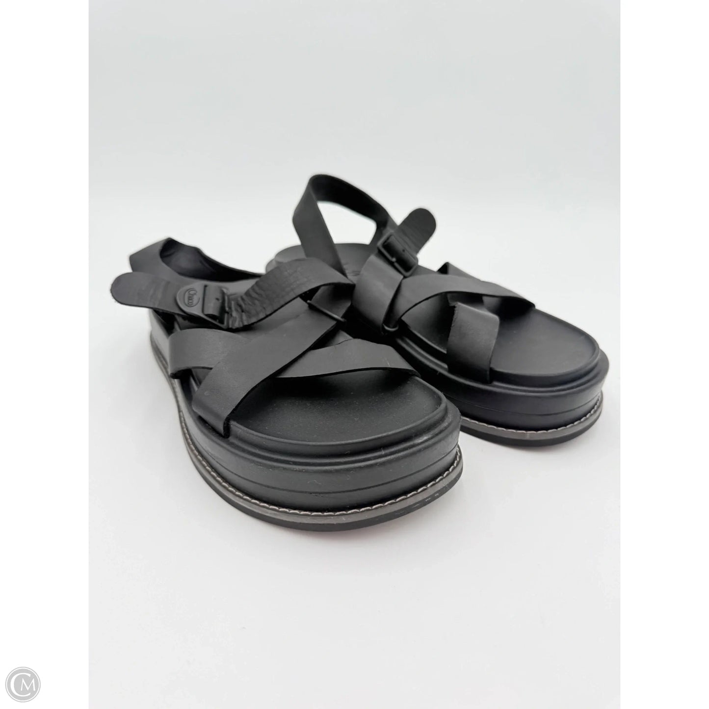 Sandals Heels Platform By Chacos In Black, Size: 7