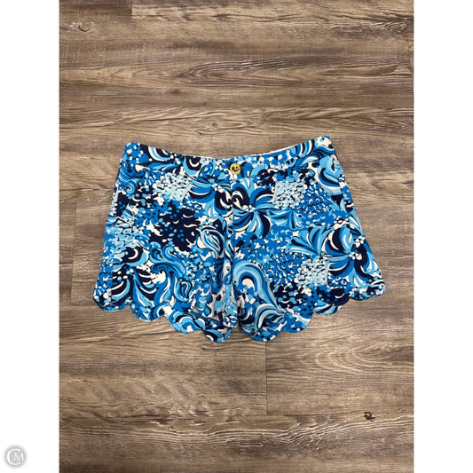 Shorts Designer By Lilly Pulitzer In Blue & White, Size: 2