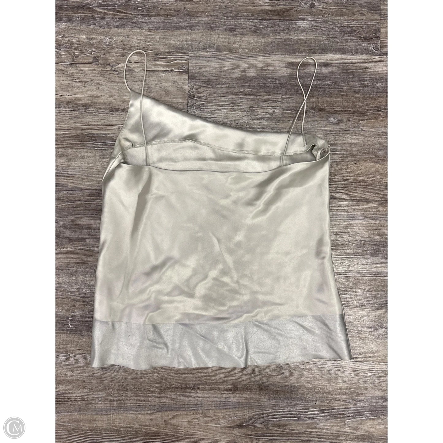 Top Sleeveless By Dkny In Grey & Silver, Size: M