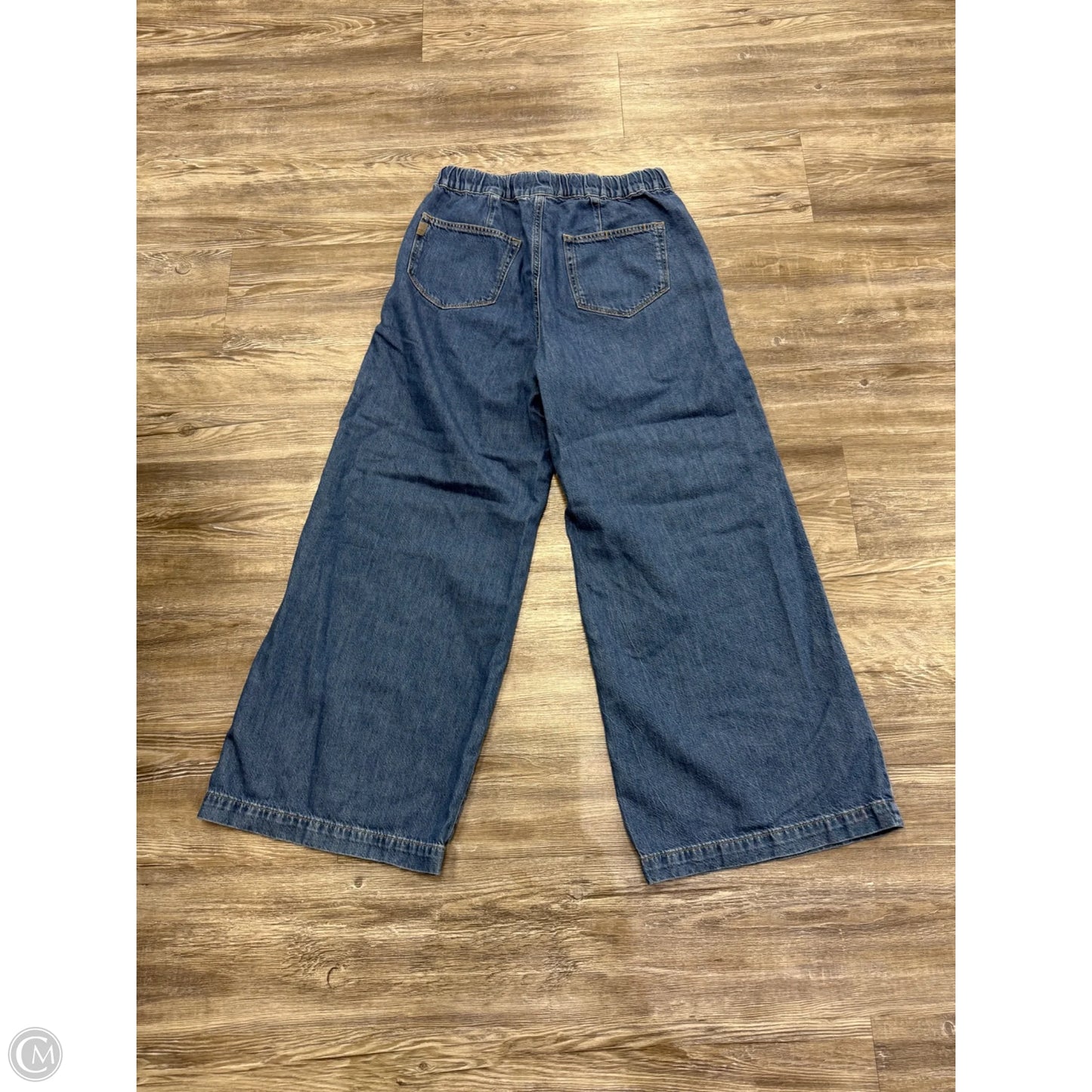 Jeans Wide Leg By Paige In Blue Denim, Size: 6