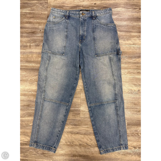 Jeans Wide Leg By Lauren By Ralph Lauren In Blue Denim, Size: 12