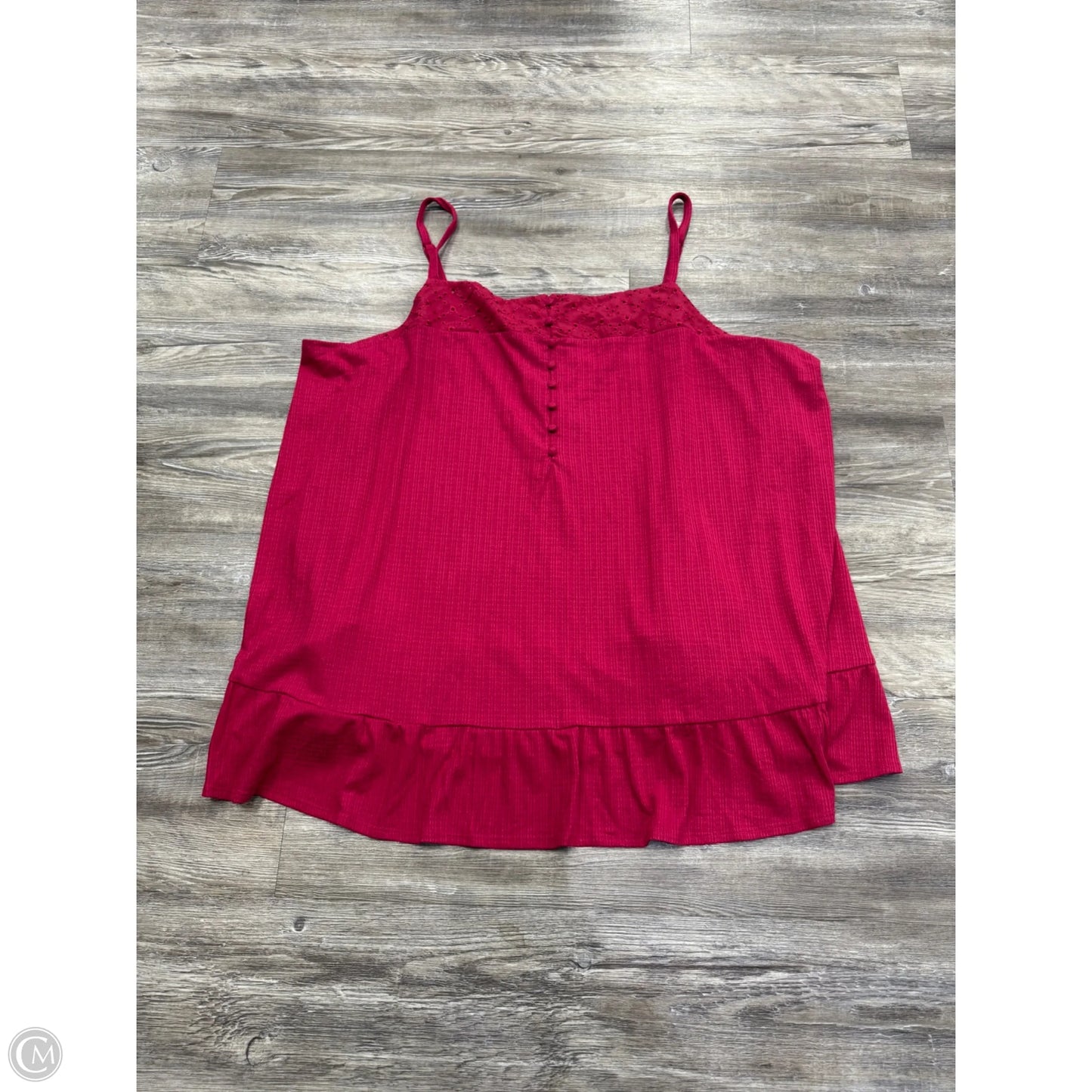 Top Sleeveless By Torrid In Pink, Size: 4x