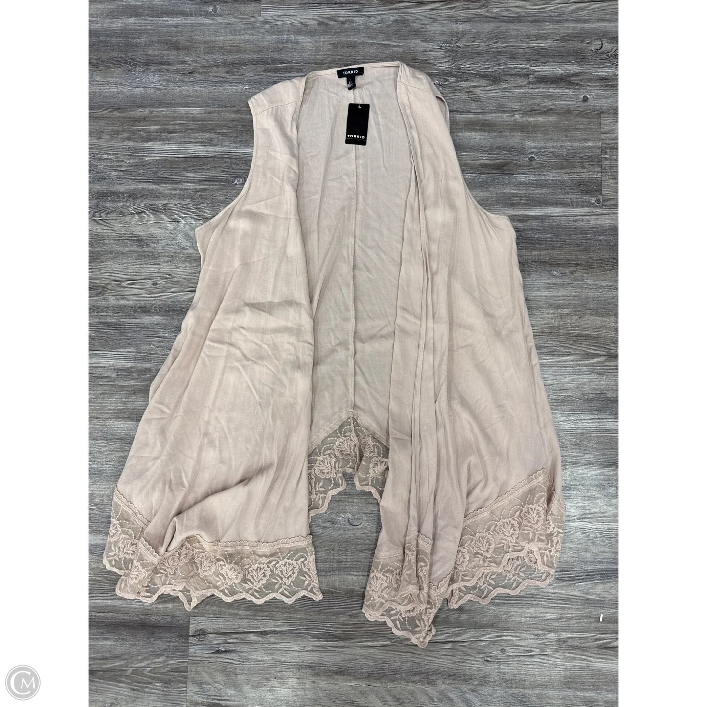 Vest Other By Torrid In Taupe, Size: 2x