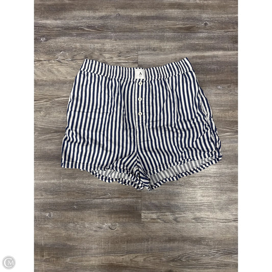 Shorts By Anthropologie In Blue & Cream, Size: S