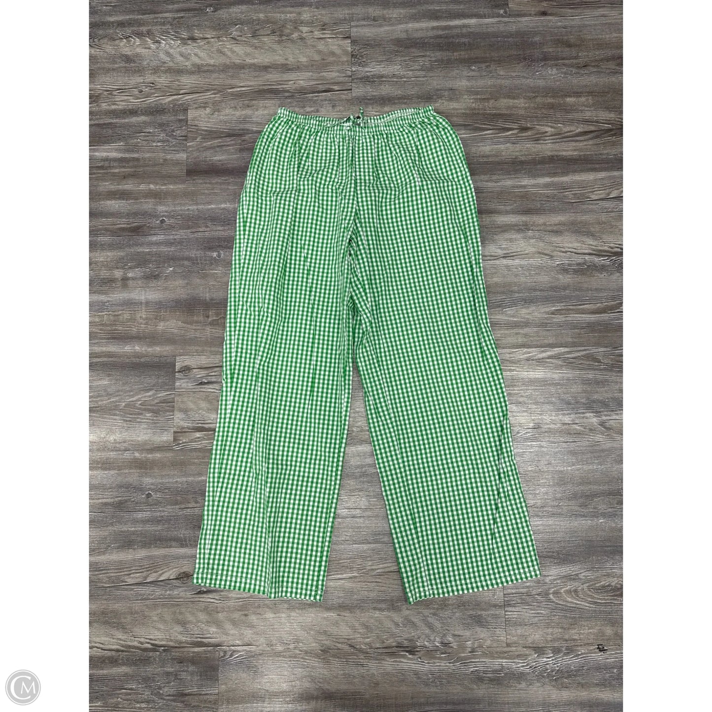 Pants Cropped By Vinyl Threads In Green, Size: Xs