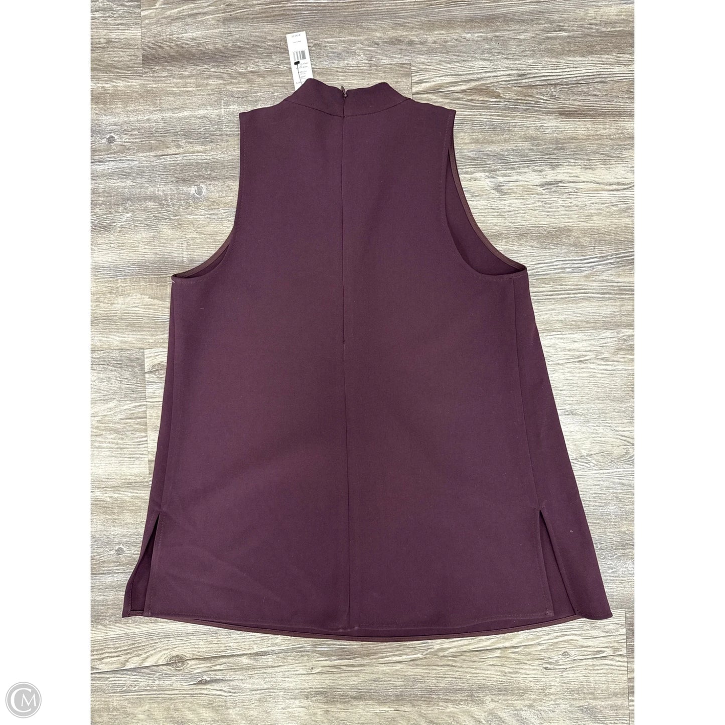 Top Sleeveless By Theory In Purple, Size: M