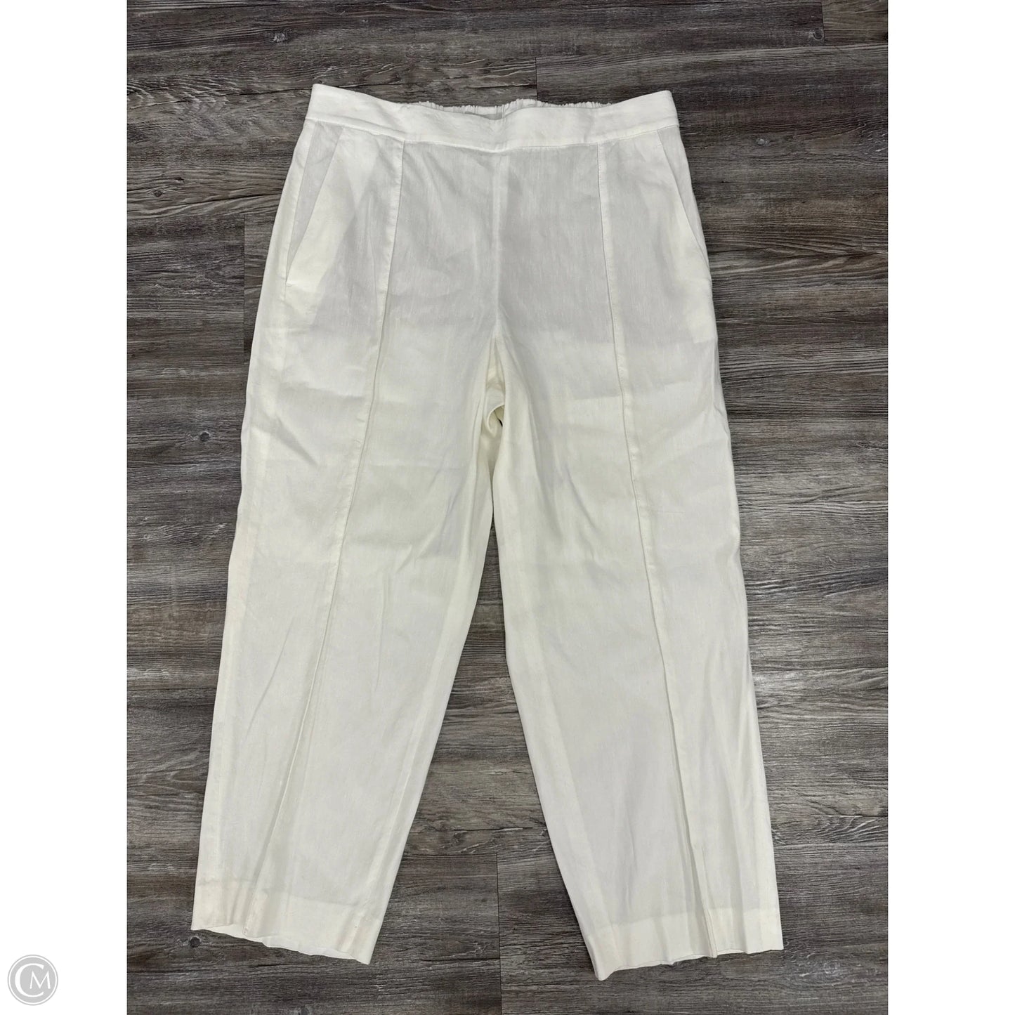 Pants Wide Leg By Vince In White, Size: L