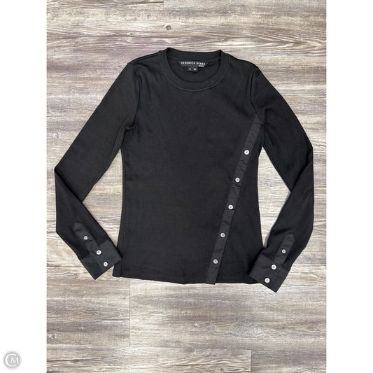Top Long Sleeve By Veronica Beard In Black, Size: Xs