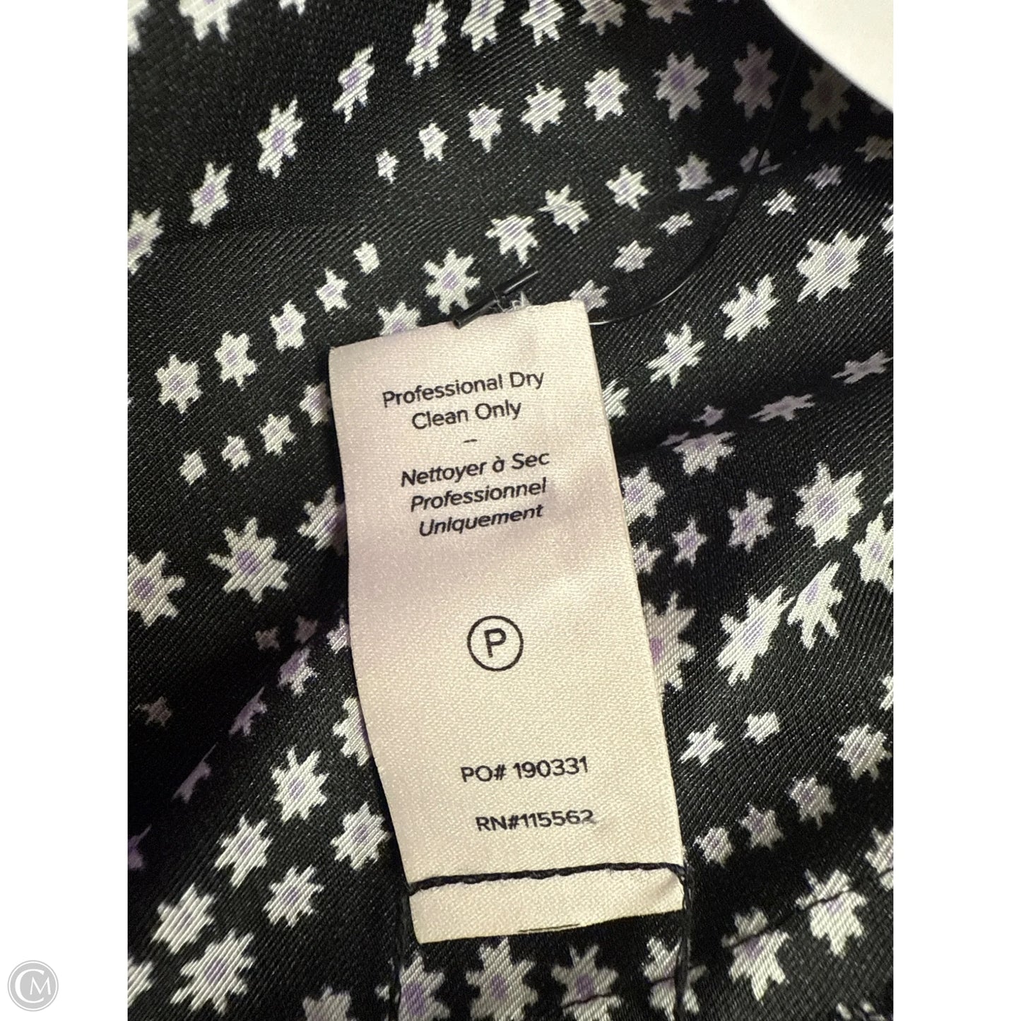 Dress Party Midi By Cinc A Sept In Black & Purple, Size: 4