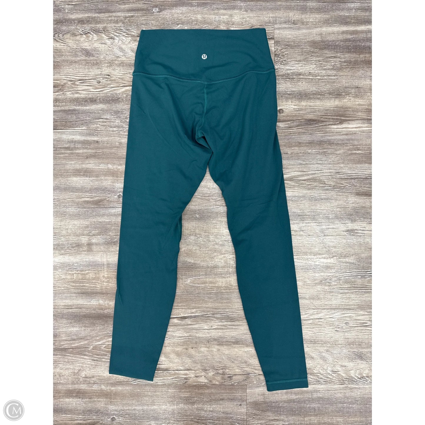 Athletic Leggings By Lululemon In Teal, Size: 8