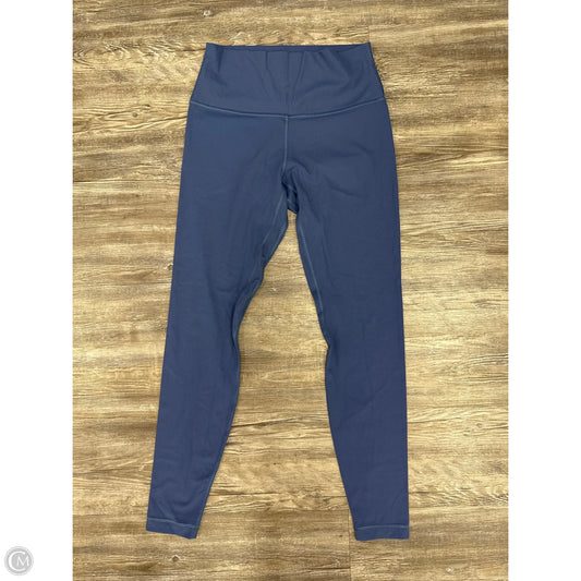 Athletic Leggings By Lululemon In Blue, Size: 8