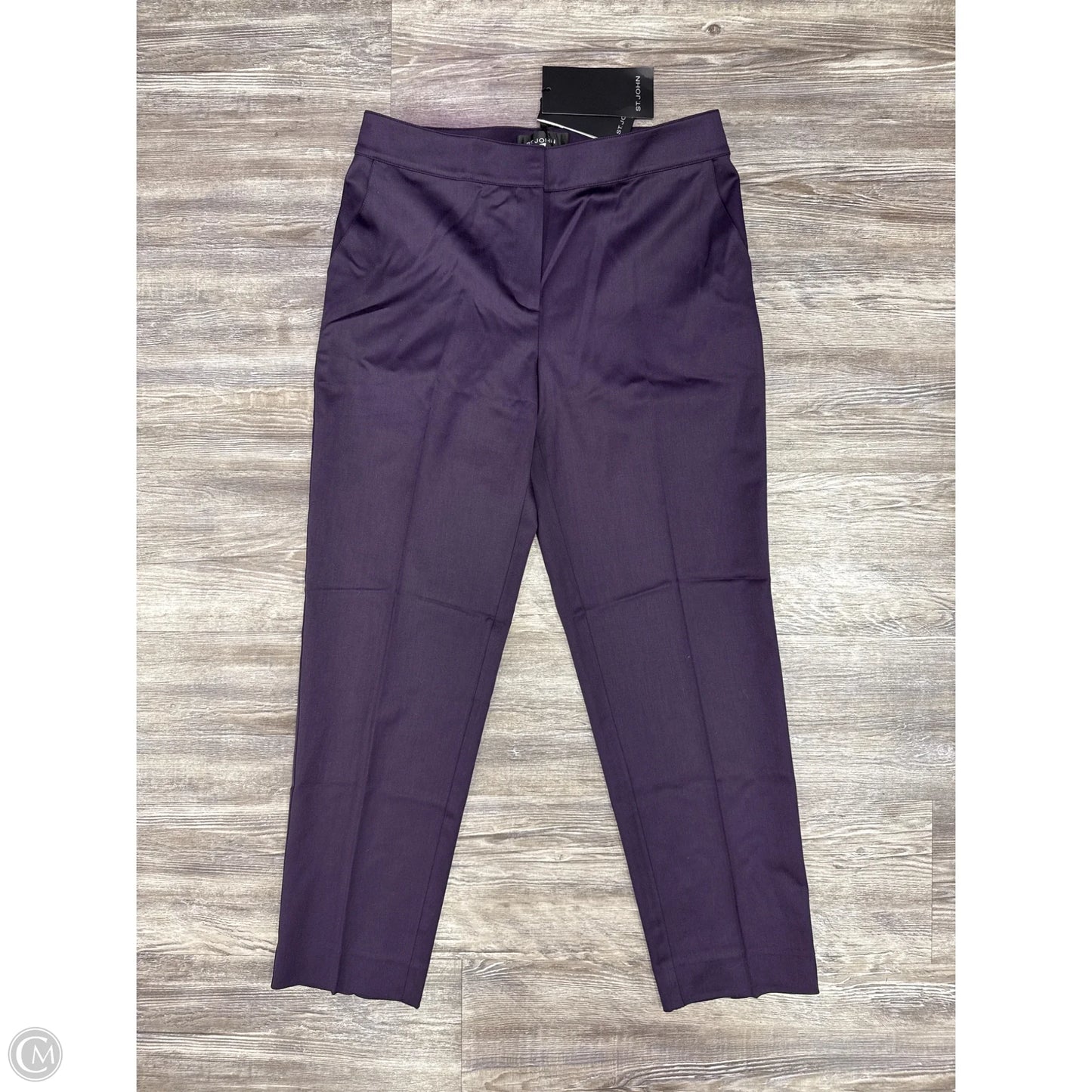 Pants Luxury Designer By St John Collection In Purple, Size: 8