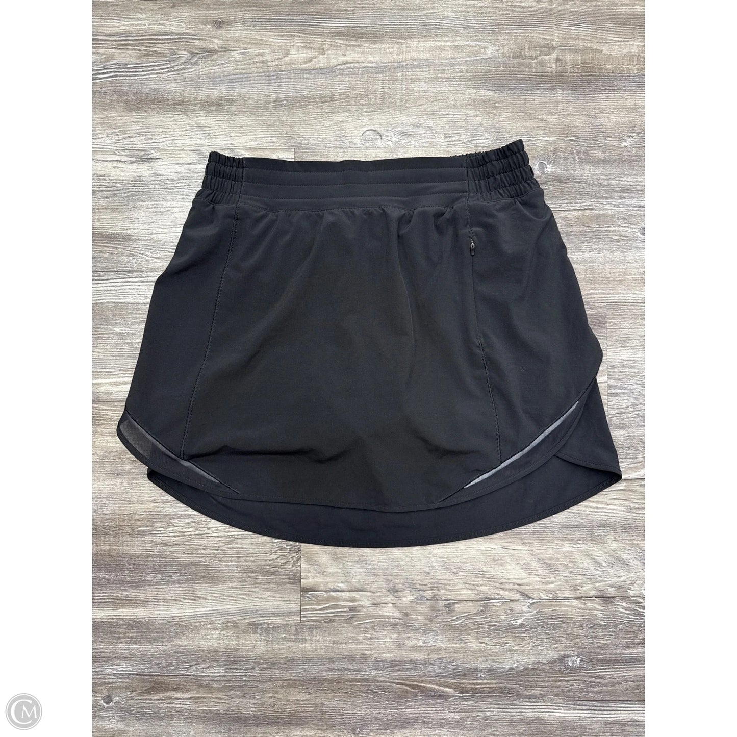 Athletic Skort By Lululemon In Black, Size: 8