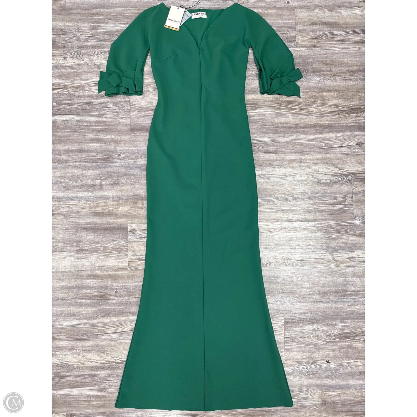 Dress Party Long By Chiara Boni In Green, Size: 12