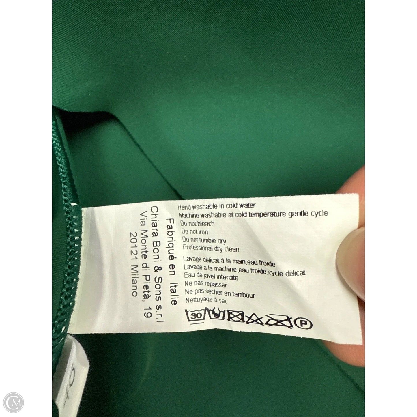 Dress Party Long By Chiara Boni In Green, Size: 12