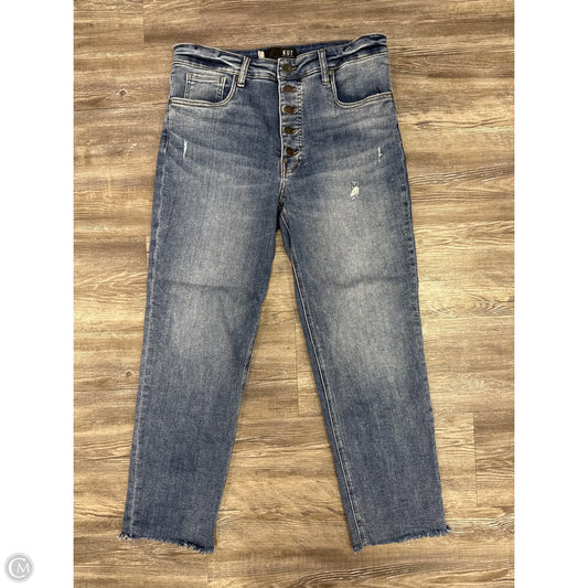 Jeans Straight By Kut In Blue Denim, Size: 10