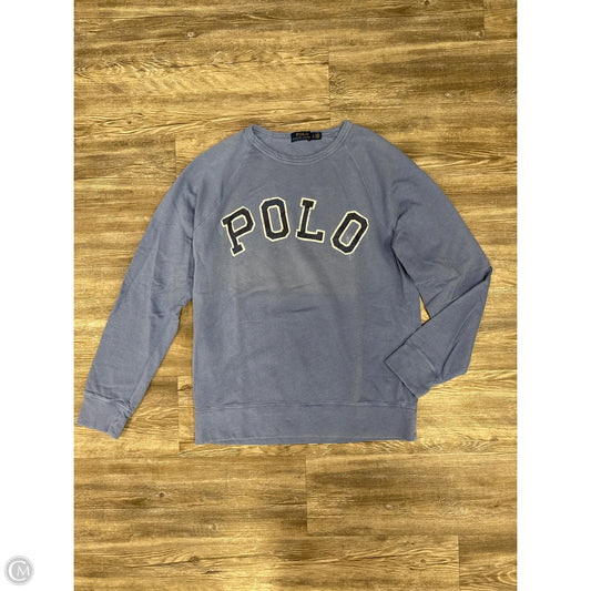 Sweatshirt Crewneck By Polo Ralph Lauren In Blue, Size: L