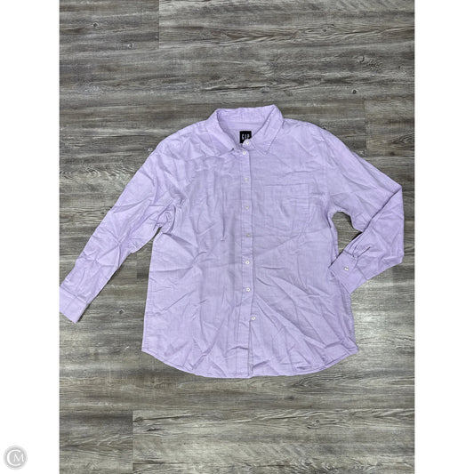 Top Long Sleeve By Gap In Purple, Size: L