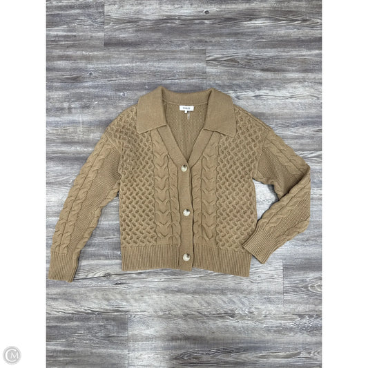 Sweater Cardigan By Parker In Tan, Size: S