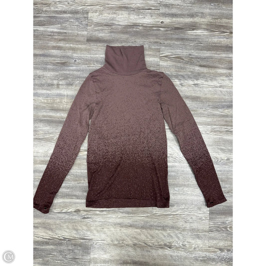 Athletic Top Long Sleeve Crewneck By Athleta In Purple, Size: S