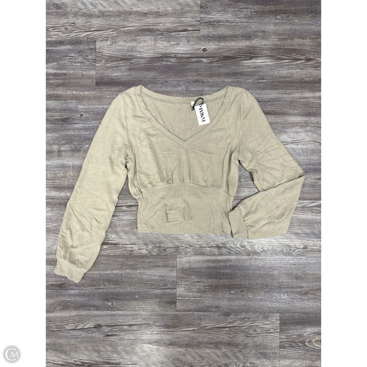 Sweater By Form In Taupe, Size: M