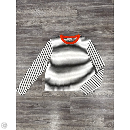 Top Long Sleeve By Cos In Striped Pattern, Size: M