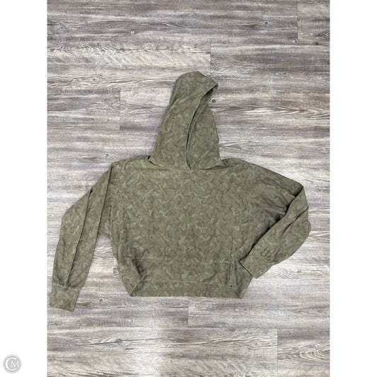 Athletic Sweatshirt Hoodie By Athleta In Camouflage Print, Size: M