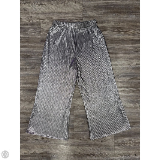 Pants Wide Leg By Lovers & Friends In Silver, Size: M