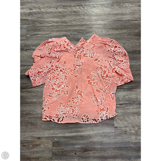 Top Short Sleeve By Ted Baker In Pink, Size: M